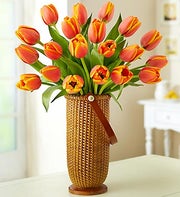 Orange Tulip Centerpiece Orange Tulip Centerpiece
