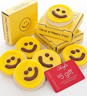 Cheryl's Happy Face Cookie Card