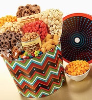 The Popcorn Factory� Zig Zag Snack Tin