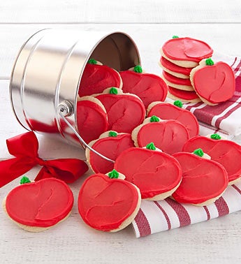 Cheryl's Frosted Apple Cookies in Pail