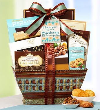 Majestic Grandeur Happy Birthday Gift Basket
