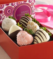 Fannie May Birthday For Her Choc Strawberries