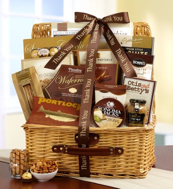 With Much Gratitude Thank You Gift Basket