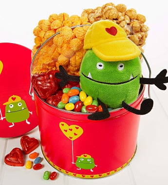 The Popcorn Factory� Valentine Monster Fun Pail