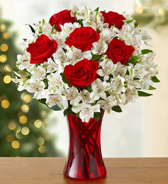 Glad Tidings Rose & Peruvian Lily