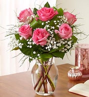 Love?s Embrace? Pink Roses