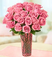 Pink Petal Roses, 12-24 Stems
