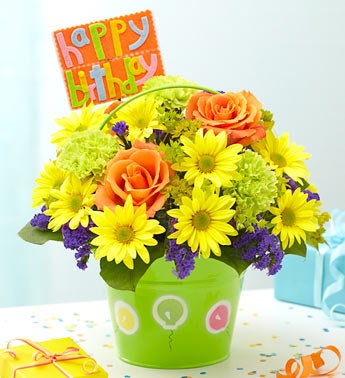 Local Flower Delivery on Bucket Of Birthday Wishes    From 1 800 Flowers Com 17369