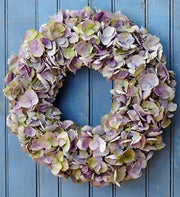 Silk Purple Hydrangea Wreath