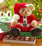 Bearington® "Santa Beary" Bear with Chocolate