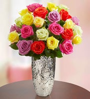 Two Dozen Assorted Roses, Buy 12 Get 12 Free