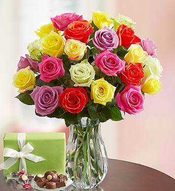 Assorted Roses, 24 for $24
