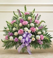Heartfelt Tribute Floor Basket Arrangement