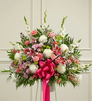 Heartfelt Sympathies Standing Basket - Pastel