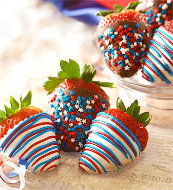 Fannie May Stars & Stripes Strawberries
