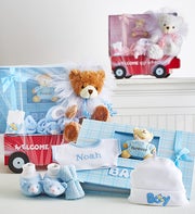 Hello Baby! Welcome Wagon, Bear & Baby Book