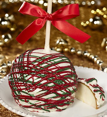 Deck the Halls Holiday Caramel Apple