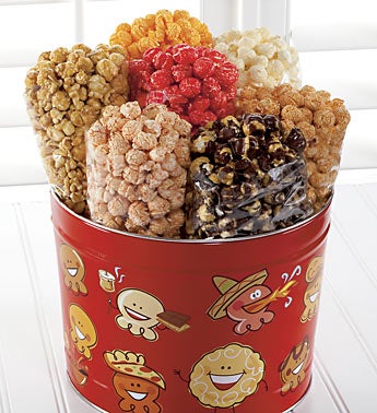 The Popcorn Factory� Popcorn Pals 7-Way Tin
