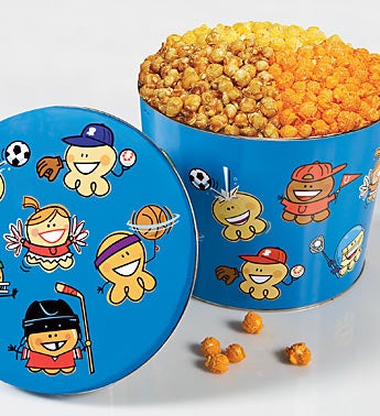 The Popcorn Factory� Sports Pal Popcorn Tin
