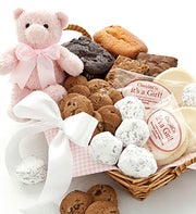 Mrs. Beasley?s Welcome Baby Girl Gift Basket