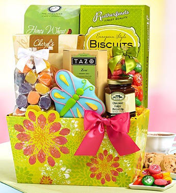Glorious Garden Sweets Gift Basket