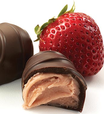 Fannie May Dark Chocolate Strawberry Creams