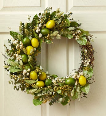 Citrus Delight Preserved Wreath