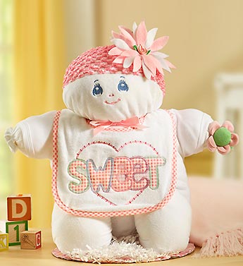 Sweet Baby Girl Doll Gift Set