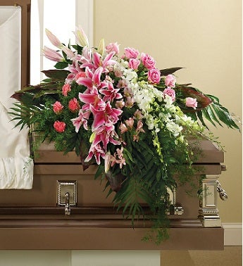 In Her Honor Casket Spray