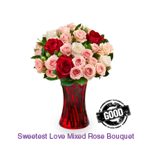 Sweetest Love Mixed Rose Bouquet