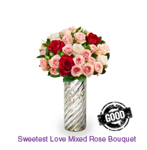 Sweetest Love Mixed Rose Bouquet